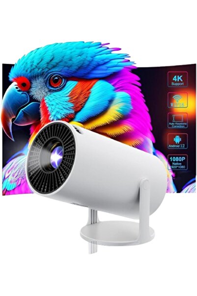 Generic HT88 Mini Portable Projector 1280×720, 120 ANSI Lumens, Wi‑Fi 6, Bluetooth 5.0