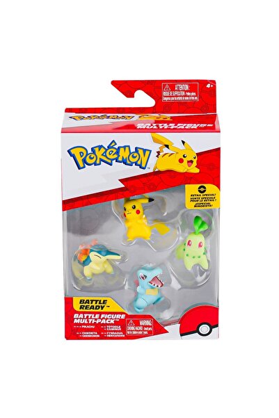 NECO TOYS POK PKW2578 Pokemon Battle 4 lü Figür Seti