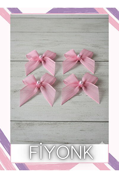 Fiyonks Atölye Льняна стрічка з готовими перлами, 10 штук Декоративні стрічки...