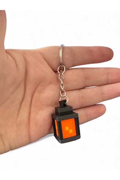 ADA 3D Minecraft Fener Anahtarlık Charm - Maceralarınızın Işığı ve Oyuncu Ruhu