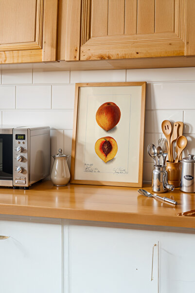 gxe.art Textura gustului etnic |   Pictură cu poster cu rama din lemn # 208