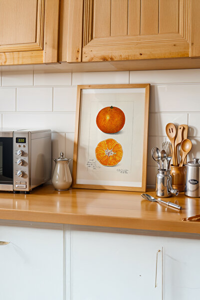 gxe.art Textura gustului etnic |   Pictură cu poster cu rama din lemn # 148