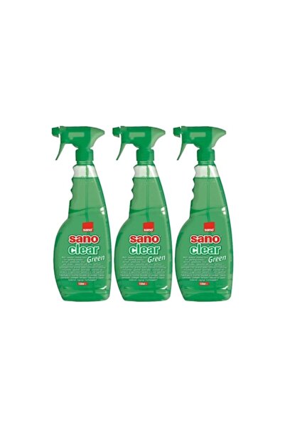 Sano Set 3 x Solutie Geam 1L Verde