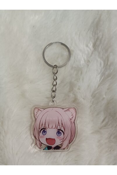mertfigur حلية حقيبة مفاتيح أنيمي من الأكريليك من جينشين (4 سم)