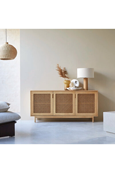 Creawood Louvre Natural Masif Konsol