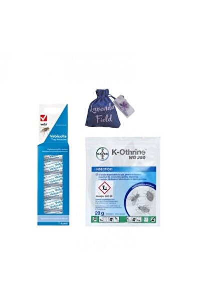 envu Insecticid profesional K-Othrine WG 20 g + 6 benzi anti-muște + pliculeț cu lavandă 10 g