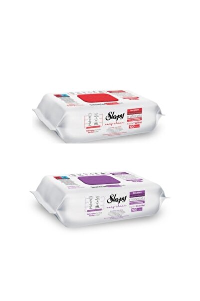 Sleepy Pachet șervețele umede Sleepy, 100 bucăți, parfum de orhidee și cireșe...
