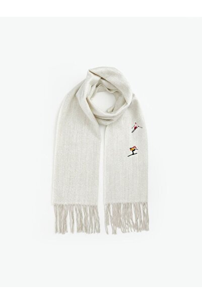 LC Waikiki LCW ACCESSORIES Eșarfă cu ciucuri pentru femei