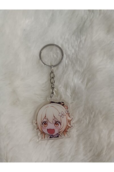 mertfigur حلية حقيبة مفاتيح أنيمي من الأكريليك من جينشين (4 سم)