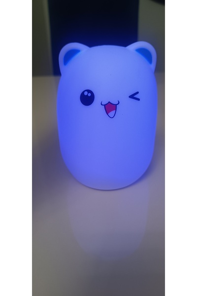 LADİJİTAL BASKI ÇÖZÜMLERİ Ayıcık Yumuşak silikon şarjlı gece lambası