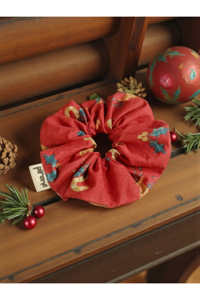 Pirene Reindeer Joy Scrunchie, Elastic Hair Tie