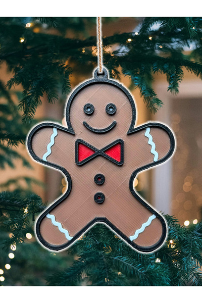 Della زينة شجرة عيد الميلاد على شكل رجل كوكيز