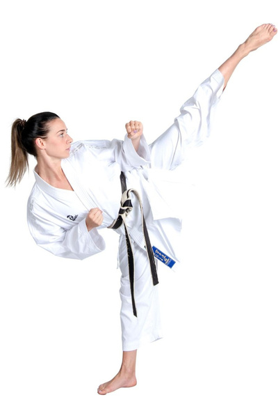 Hayashi Karate-Gi "Premium Kumite", aprobat WKF, Hayashi, Alb, 130 cm