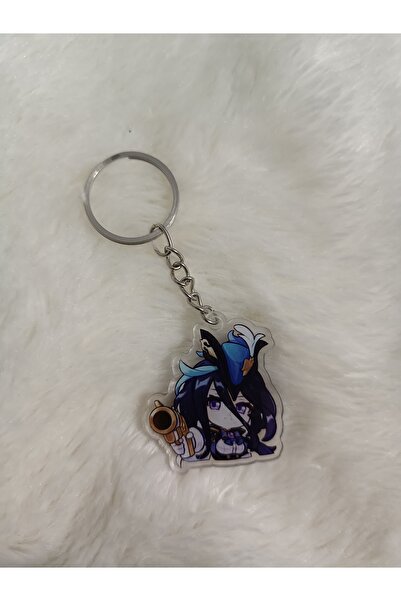 mertfigur Genshin Acrylic Anime Keychain Bag Ornament (4 cm)