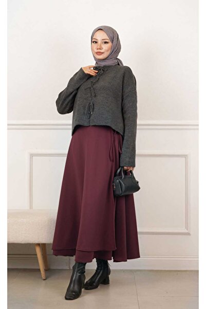 Blue Morpho تنورة بف سكوبا موديل أونلفوب برباط