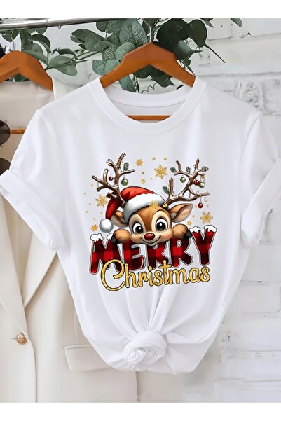 one button تي شيرت للجنسين بتصميم لطيف لعيد الميلاد المجيد بتصميم عيد الميلاد...