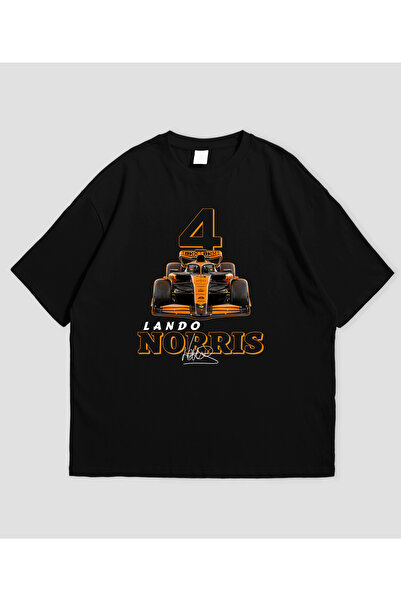 SVART WEAR Lando Norris cu imprimeu supradimensionat Unisex tricou