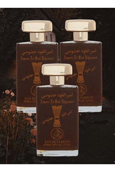 ALFAKHR 3 قطع من عطر أمير العود الخسوسي 100 مل