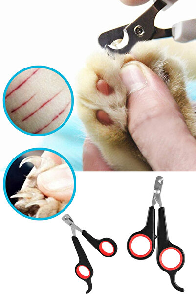 Privo Evcil Hayvan Kedi Köpek Tırnak Makası Pet Tırnak Pençe Gaga Bakım Makası Paslanmaz Çelik