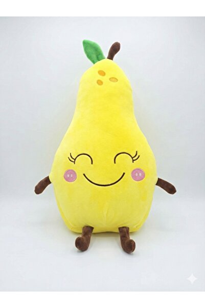 farddad Büyük Boy Sevimli Gülen Armut Nano Peluş Oyuncak - Yumuşak Sarı Meyve...
