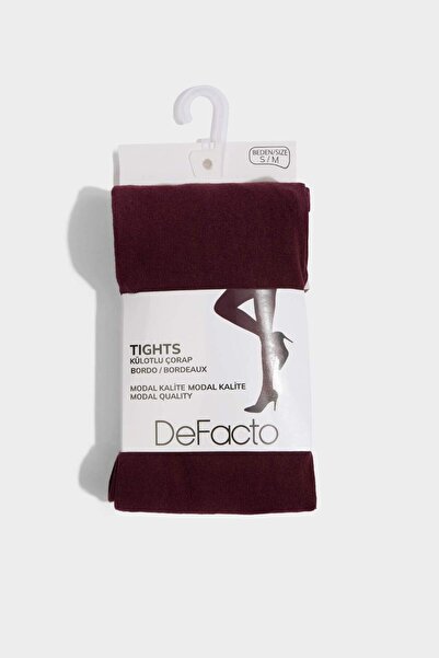 DeFacto Women's Basic Plain Thick Pantyhose G7454Axns