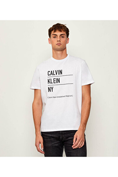 Calvin Klein Ss 30S Eu Ny Graphi T-Shirt