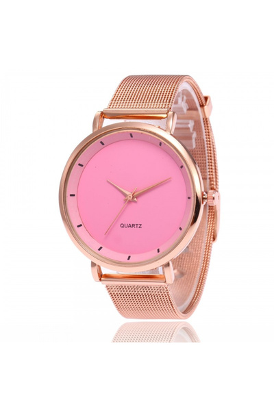 Skymag Women's watch, metal strap, pink dial