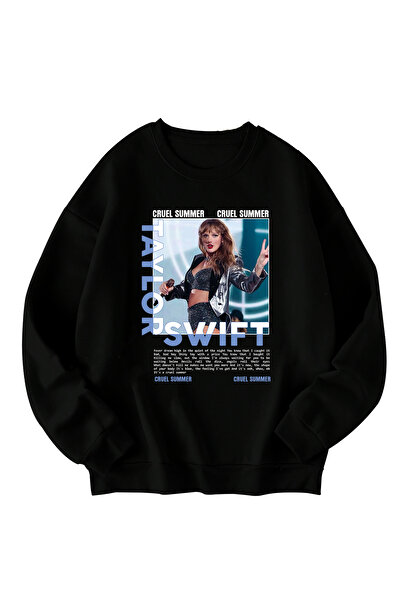 SVART WEAR Taylor Swift cu imprimeu supradimensionat Hanorac unisex tricou