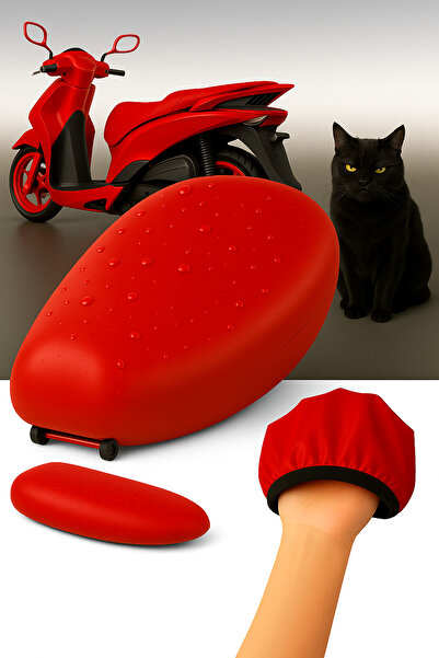 lawrenceshop غطاء مقعد دراجة نارية من الجلد من Nx 4 Falcon متوافق مع القماش ا...