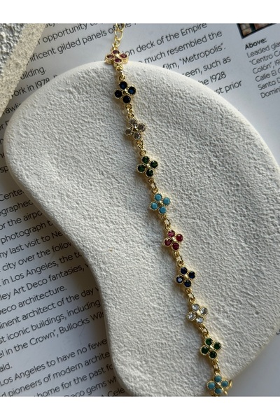 Rossetto Atelier Colorful Clover Bracelet