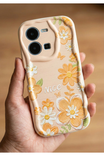 Rivor حافظة متوافقة مع هاتف Vivo Y35 وVivo Y22S مع حماية للكاميرا وغطاء مكتوب...