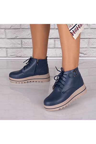 Botinelli Women's fur boots Bluemarin made of leather Galesia, 40