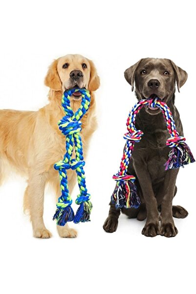 NEXTWAVE Set de 2 jucării pentru câini din frânghie, rezistente la ros, mărim...