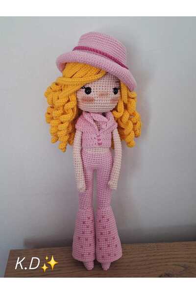 elara knits hand made El Yapımı Amigurumi Bez Bebek – Örgü Kız Bebek – Dekora...