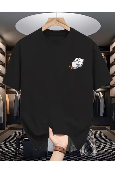 LELVANİ Διασκεδαστικό μπλουζάκι με στάμπα ύπνουντα χήνας