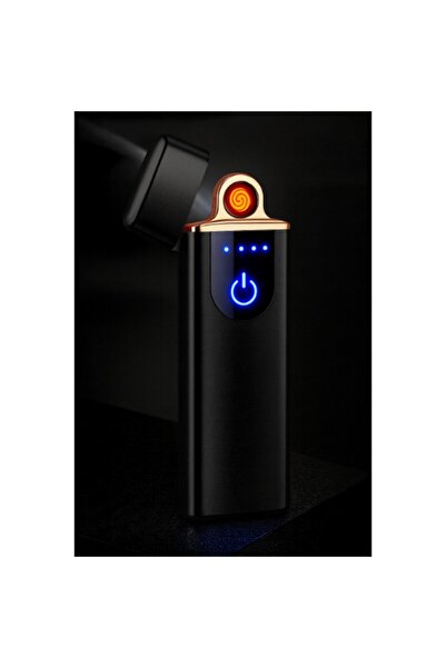 Brentino DOKUNMATİK ALEVSİZ ELEKTRİKLİ ÇAKMAK USB ŞARJLI DOKUNMATİK RÜZGAR GE...