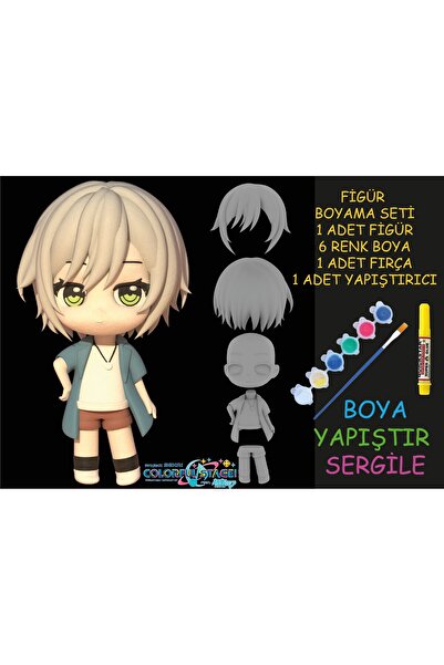 nihonwosekai Hatsune Miku Colorful Pjsekai Anime Figürü Boyama Seti Hinomori ...