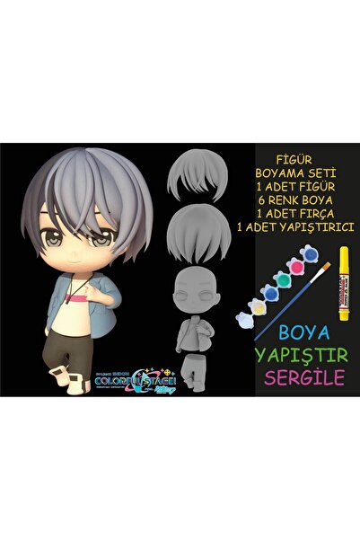 nihonwosekai Hatsune Miku Colorful Pjsekai Anime Figürü Boyama Seti Aoyagi Toya