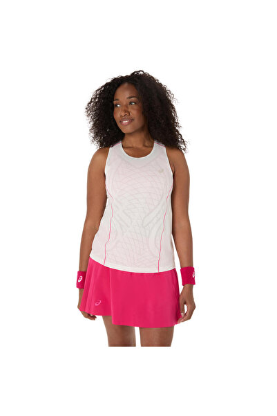 Asics MATCH ACTIBREEZE TANK Kadın Krem Atlet 2042A388-200