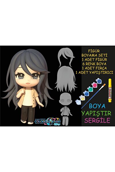 nihonwosekai Hatsune Miku Colorful Pjsekai Anime Figürü Boyama Seti Hoshino I...