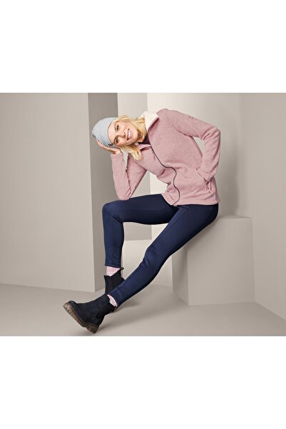 Tchibo Women Knitted Fleece Jacket, Pink