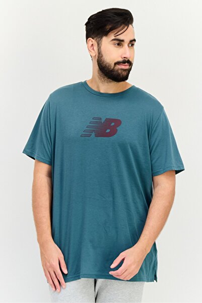 New Balance Men Standard Fit Short Sleeve Outdoor T-Shirt, Green