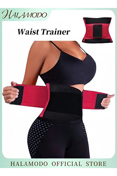 HALAMODO Women's Waist Trainer Waist Trimmer Back Support Belt Waist Cincher Workout Body Shaper Belts