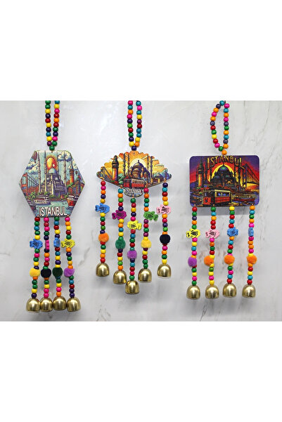 Livenda Istanbul Themed Colorful Beaded Hanging Wind Chime Liv372