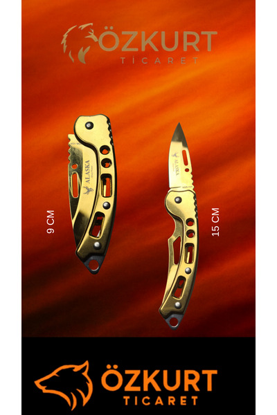 özkurt ticaret Mini Çakı Gold Anahtarlık