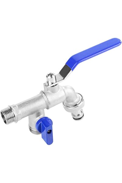 Raco صمام صنبور حديقة 1/2 بوصة - صنبور خارجي نحاسي (صمام مزدوج)