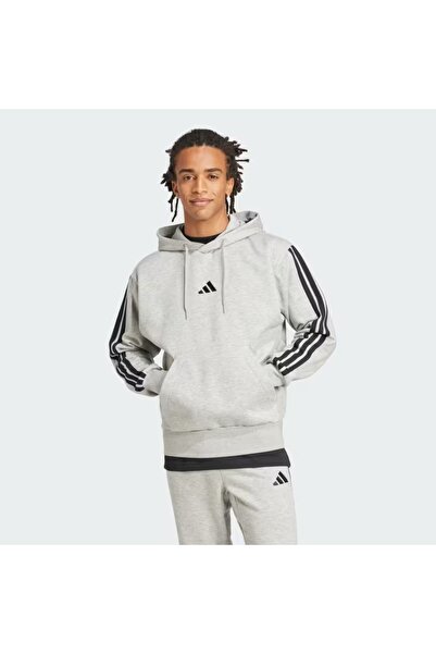 adidas Essentials 3 Şeritli Erkek Polar Sweatshirt JE6302