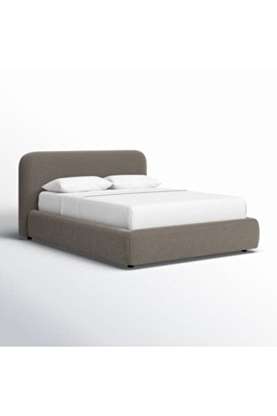 Abdo1996 Aman Gray Velvet Bed