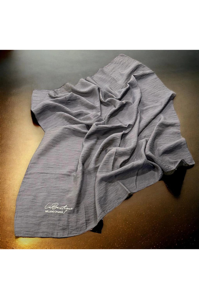 LA BOUTIQUE وشاح هيربال العشبي أنثراسايت