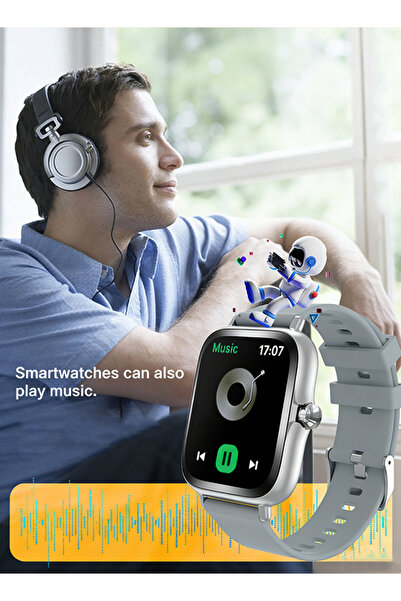 X SPRING Smartwatch, long battery life, clear calls, health monitoring functi...